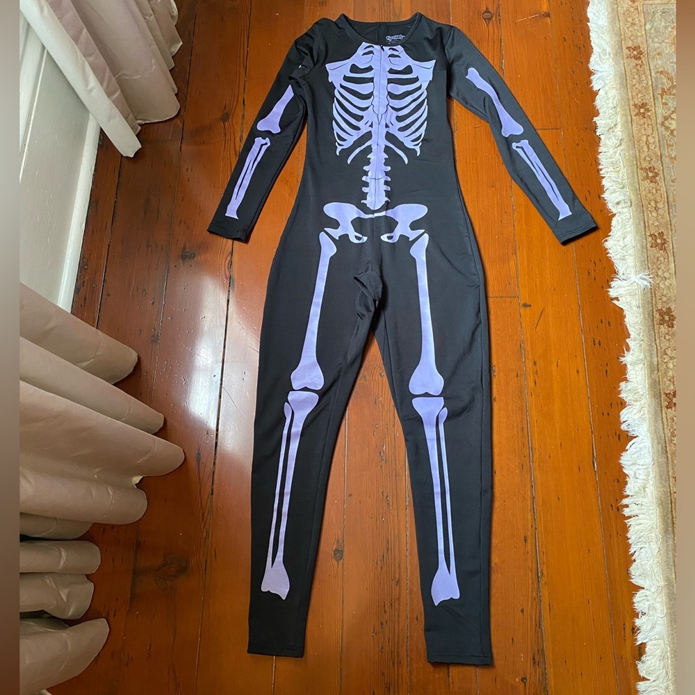 Tipsy Elves Skeleton Bodysuit Costume